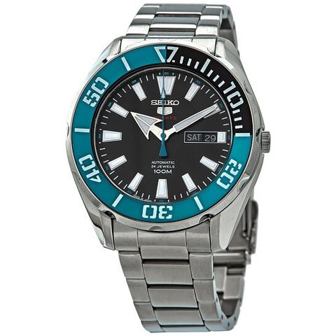 5 Sports Automatic Black Dial Men's Watch SRPC53J1