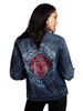 WOMENS TR X MANCHESTER UNITED EMBROIDERED DENIM TRUCKER JACKET 201597