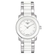 T-Trend White Ceramic Ladies Watch T0642102201100