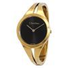 Addict Black Dial Gold-tone Ladies Watch K7W2S511