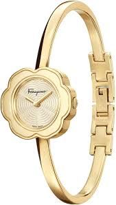 Fiore Quartz Gold Dial Ladies Watch SFCS00518