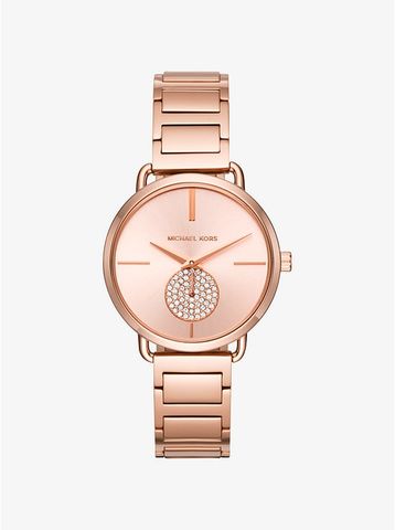 Portia Rose Gold-Tone Watch MK3640