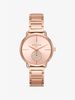 Portia Rose Gold-Tone Watch MK3640