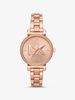 Sofie Rose Gold-Tone Watch MK4335