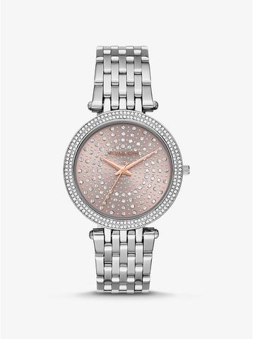 Darci Celestial Pavé Silver-Tone Watch MK4407