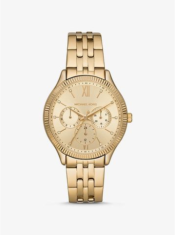 Oversized Benning Gold-Tone Watch MK4428