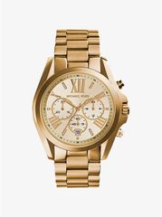 Bradshaw Gold-Tone Stainless Steel Watch MK5605