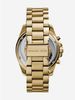 Bradshaw Gold-Tone Stainless Steel Watch MK5605