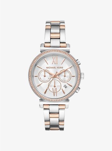 Sofie Pavé Two-Tone Watch MK6558