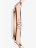 Channing Rose Gold-Tone and Acetate Watch MK6652