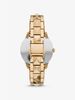 Runway Mercer Gold-Tone and Turquoise Watch MK6670