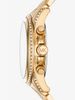 Oversized Blair Pavé Gold-Tone Watch MK6762