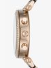 Oversized Parker Rose Gold-Tone Acetate Watch MK6832