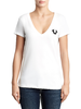 WOMENS CRYSTAL EMBELLISHED FLAG TEE 201039