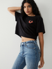 BUDDHA LOGO CROP TEE 203935