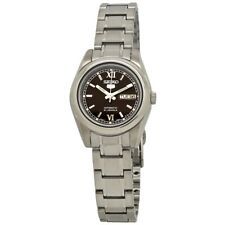 5 Automatic Brown Dial Stainless Steel Ladies Watch SYMK25