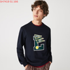 Áo Sweater Xanh Navy Chữ Xanh Lá Lacoste - New - SH7419 51 166