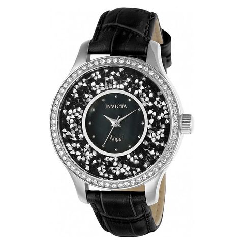 Angel Black Mother of pearl Dial Ladies Watch 24592