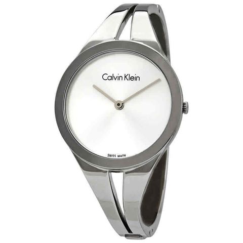 Addict Silver Dial Small Bangle Ladies Watch K7W2S116