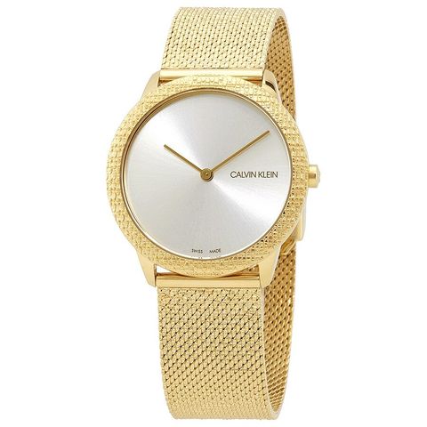 Silver Dial Yellow Gold PVD Ladies Watch K3M22V26