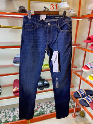 Quần Dài Jeans A/X Armani Exchange Xanh Đậm Logo Bạc - New - 7VZJ14Z1B5Z