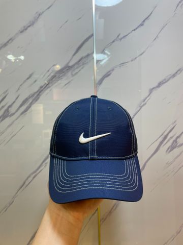 Nón Xanh Đậm Chỉ Trắng Nike - New - 333114