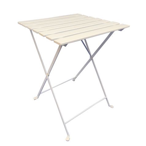 SVBT02-T: Candy Bistro table- white PU paint