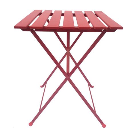 SVBT04-T: Candy Bistro table- red PU paint