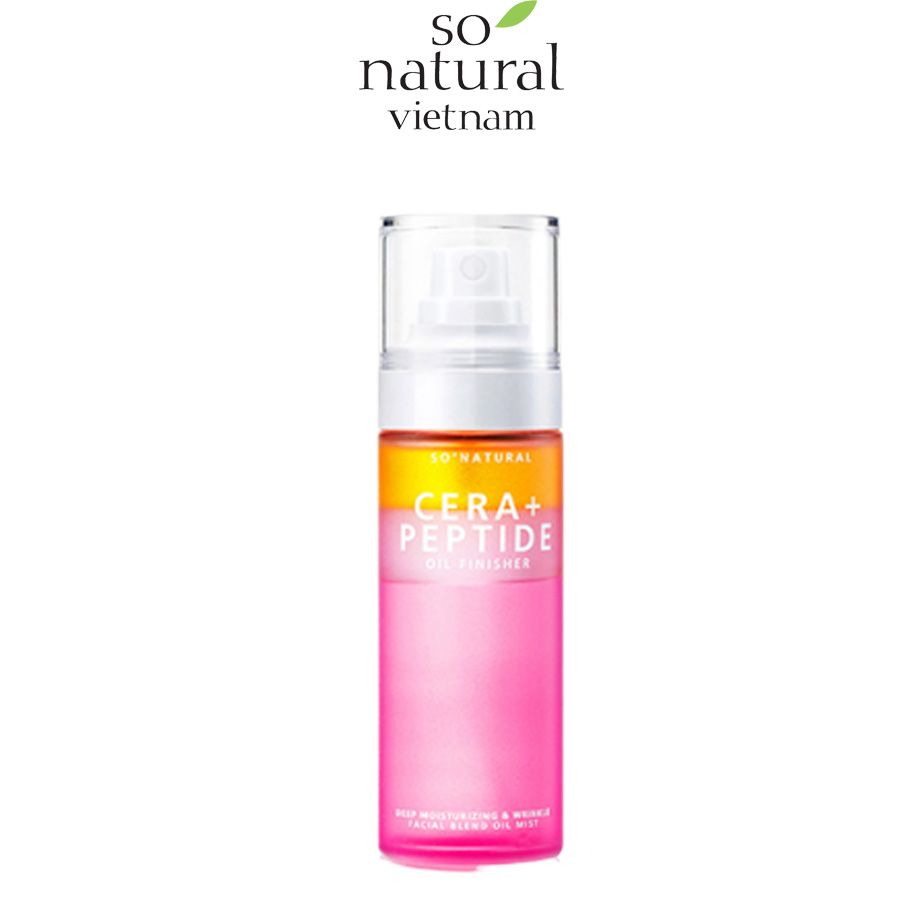 XỊT KHOÁNG 3 TẦNG SO'NATURAL CERA + PEPTIDE OIL FINISHER