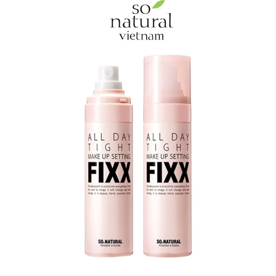 XỊT DƯỠNG NỀN ALL DAY TIGHT MAKE UP SETTING FIXX SO'NATURAL