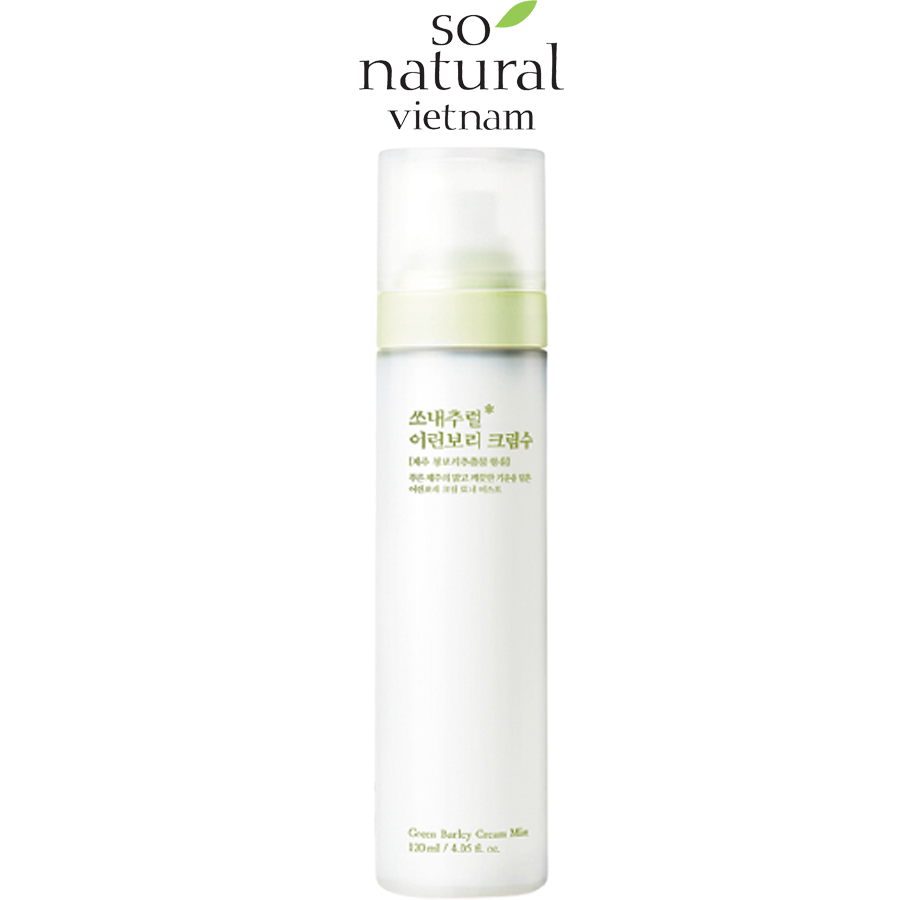  Xịt khoáng lúa mạch thuần chay Green Barley Cream Mist 