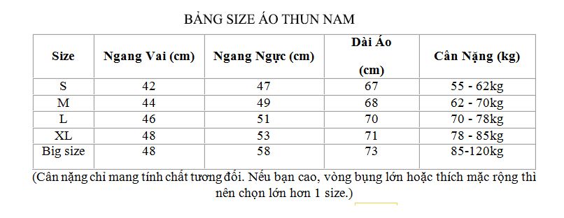 NAM BẠC HÀ CỔ TRÒN - ÁO THUN THOÁT NHIỆT NHẬT BẢN