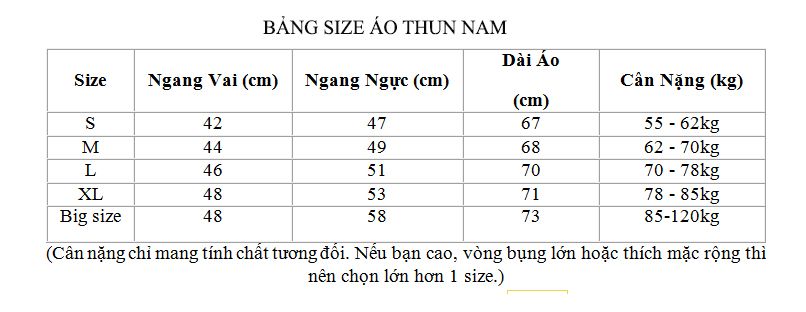  NAM RÊU ĐẬM CỔ TRÒN - ÁO THUN THOÁT NHIỆT 