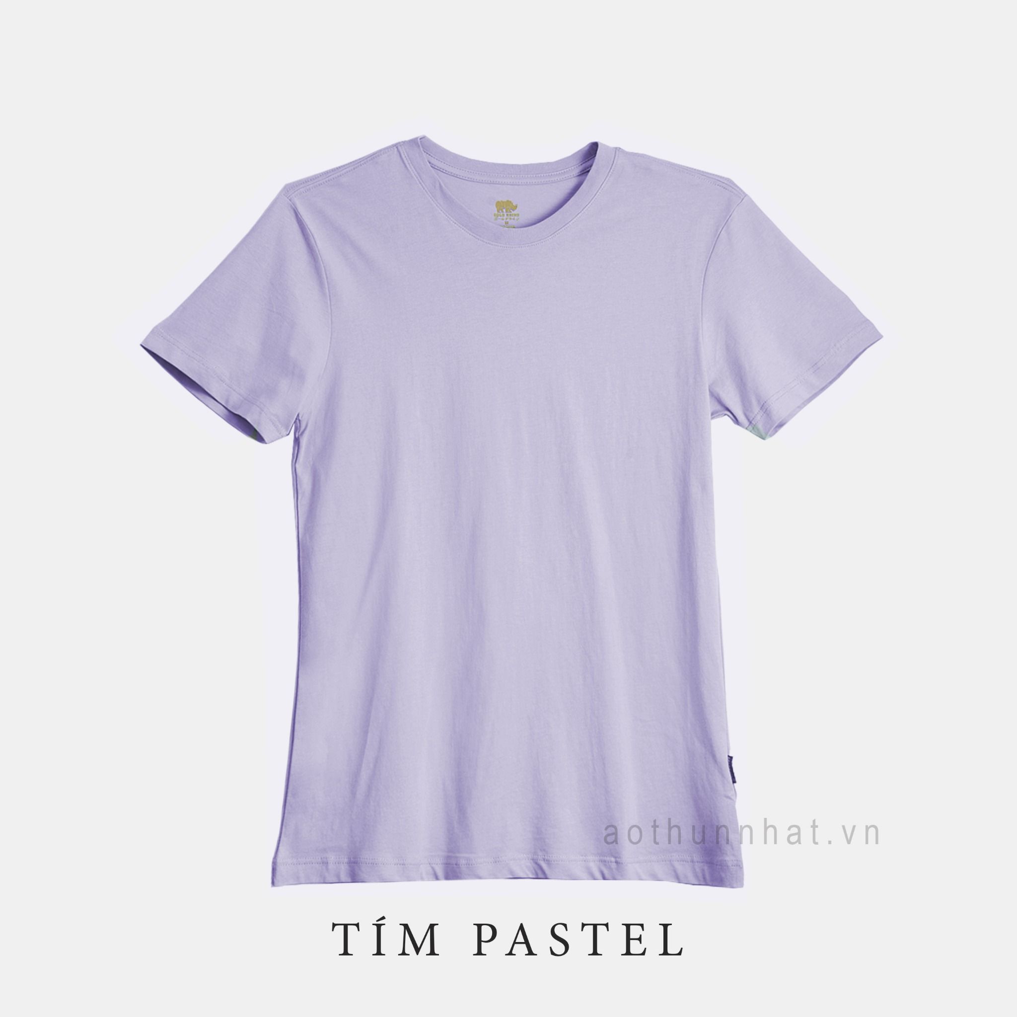  NỮ TÍM PASTEL CỔ TRÒN - ÁO THUN THOÁT NHIỆT 