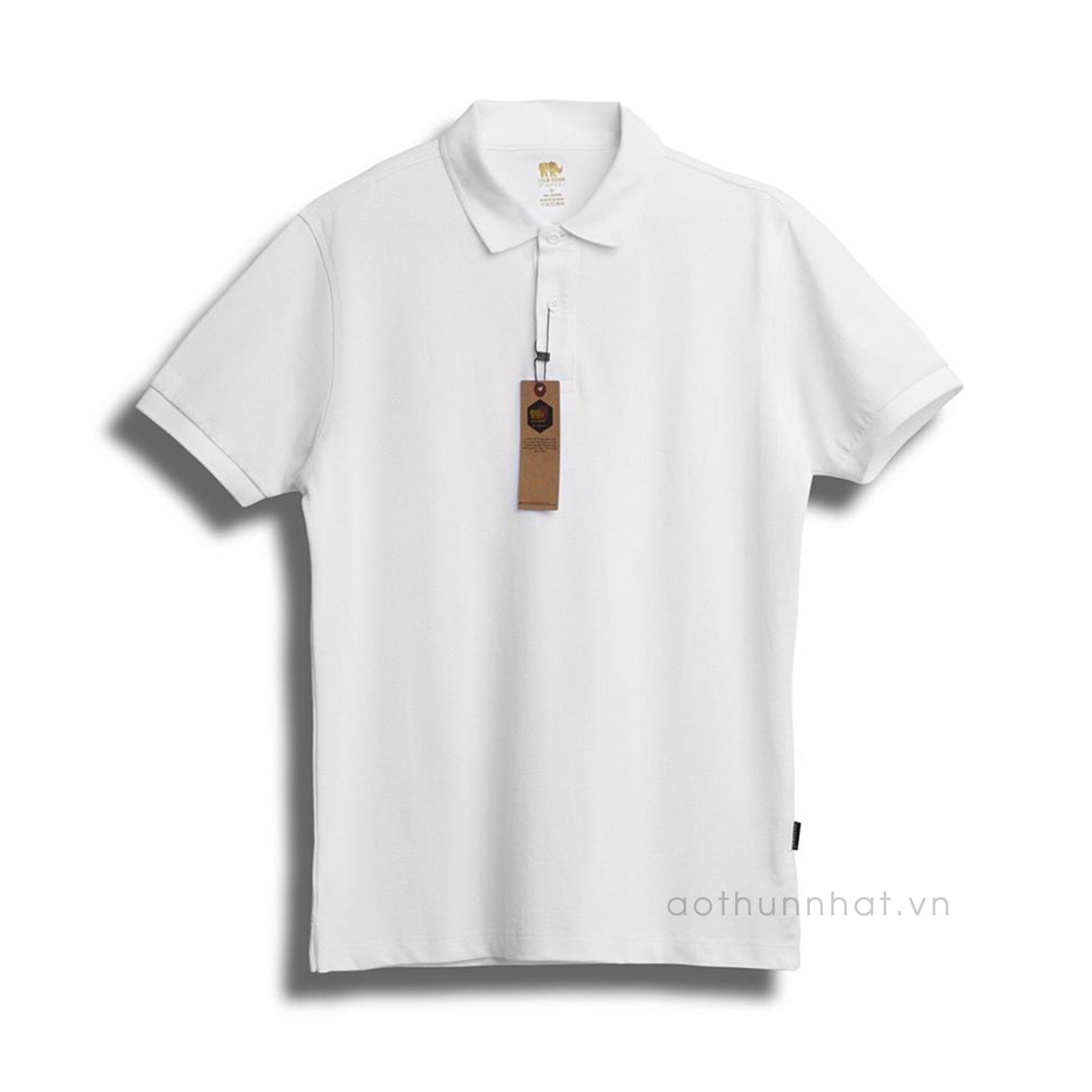 POLO NAM TRẮNG - CHẤT LIỆU 100% COTTON