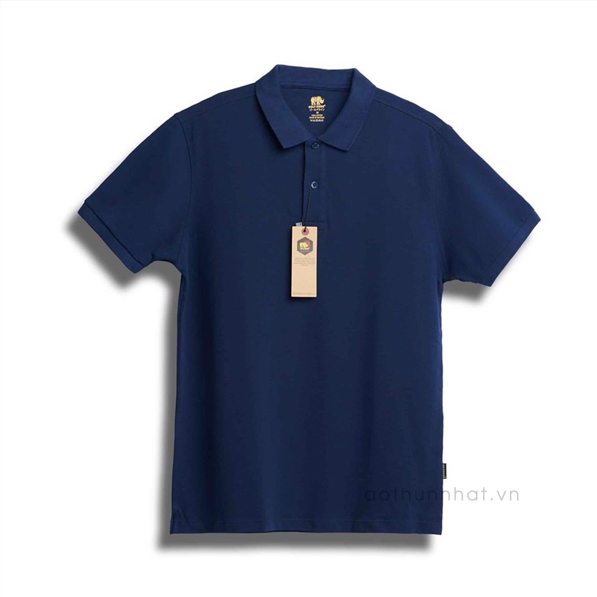  POLO NAM XANH ĐEN  - CHẤT LIỆU 100% COTTON 