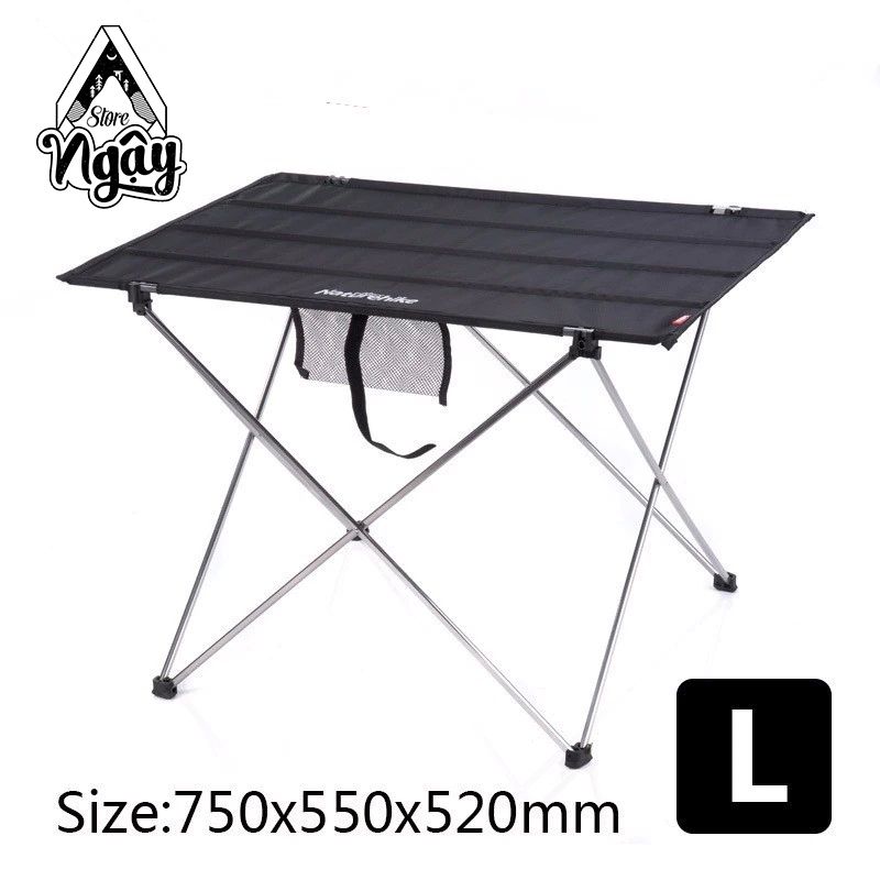 BÀN GẤP MẶT VẢI NATUREHIKE NH15Z012-L SIZE L