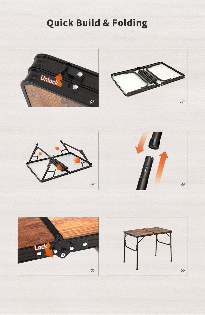 BÀN GỖ GLAMPING NATUREHIKE NH20JJ028