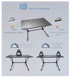BÀN NHÔM DU LỊCH CAMPINGMOON T-520