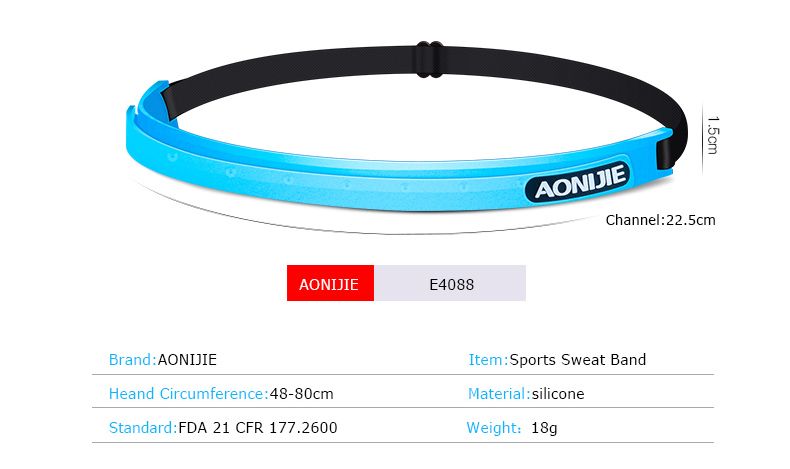 BĂNG CHẶN MỒ HÔI SILICON AONIJIE E4088