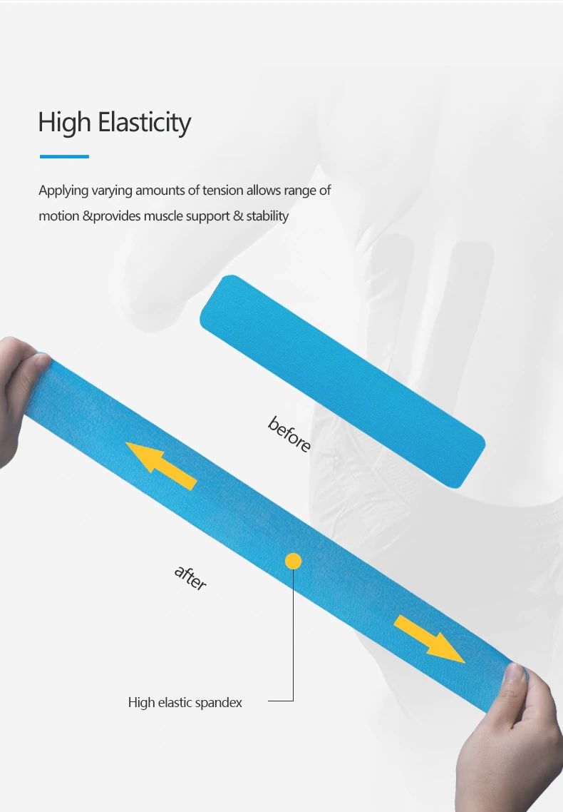 BĂNG DÁN CƠ AONIJIE KINESIOLOGY TAPE E4402 CUỘN 5CMx5M