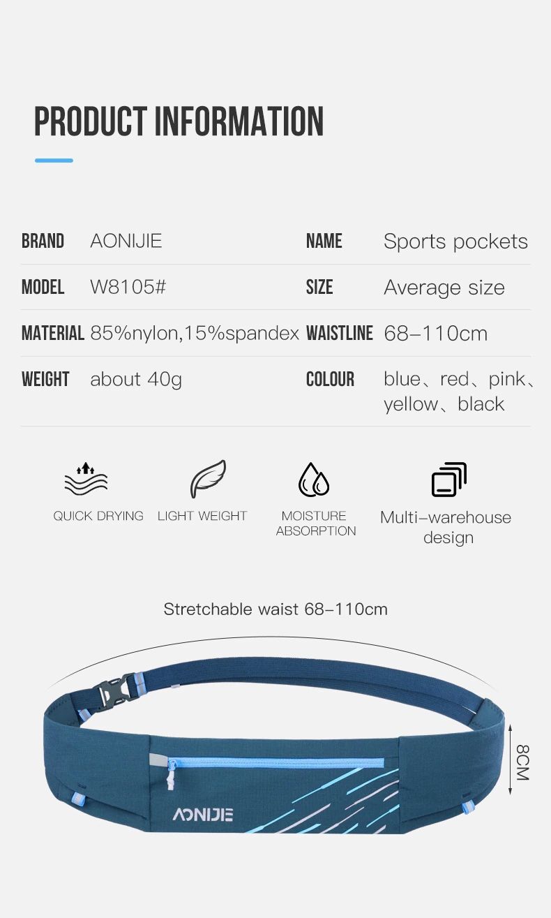 BELT CHẠY BỘ AONIJIE W8105
