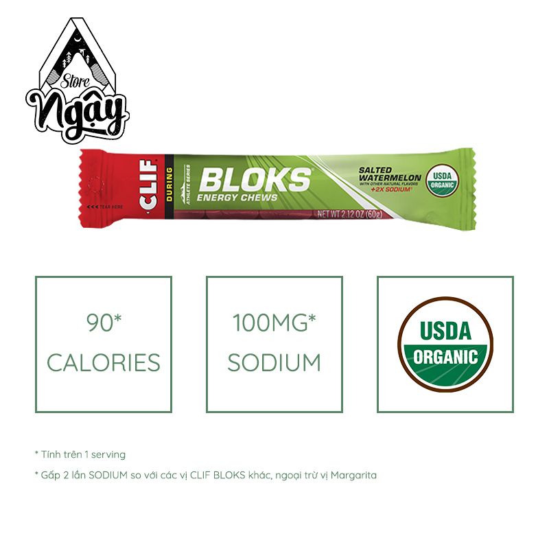  KẸO NĂNG LƯỢNG CLIF BLOKS ENERGY CHEWS 