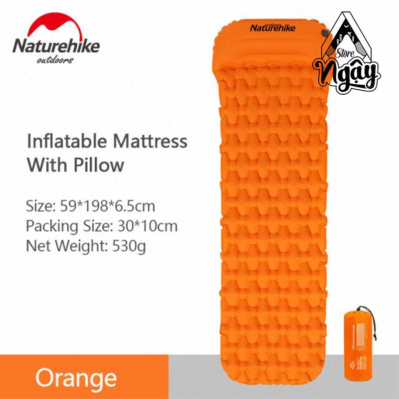  ĐỆM HƠI ĐƠN KÈM GỐI NATUREHIKE NH19Z012-P 