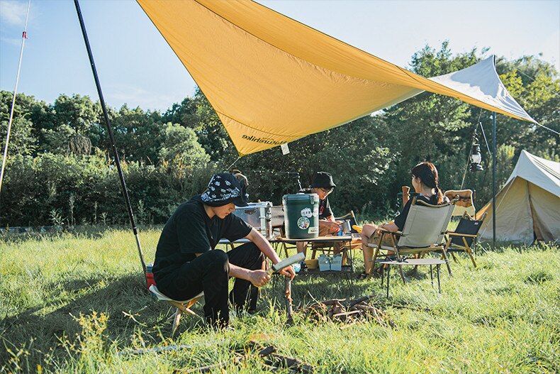 GHẾ GẤP GỖ TAM GIÁC VINTAGE NATUREHIKE NH20JJ008