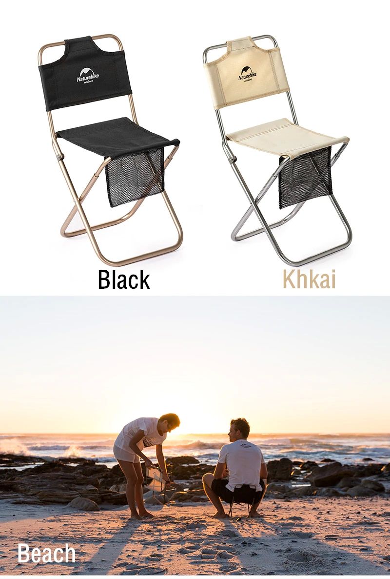 GHẾ GẤP TỰA LƯNG SIÊU GỌN NATUREHIKE NH18M001-Z