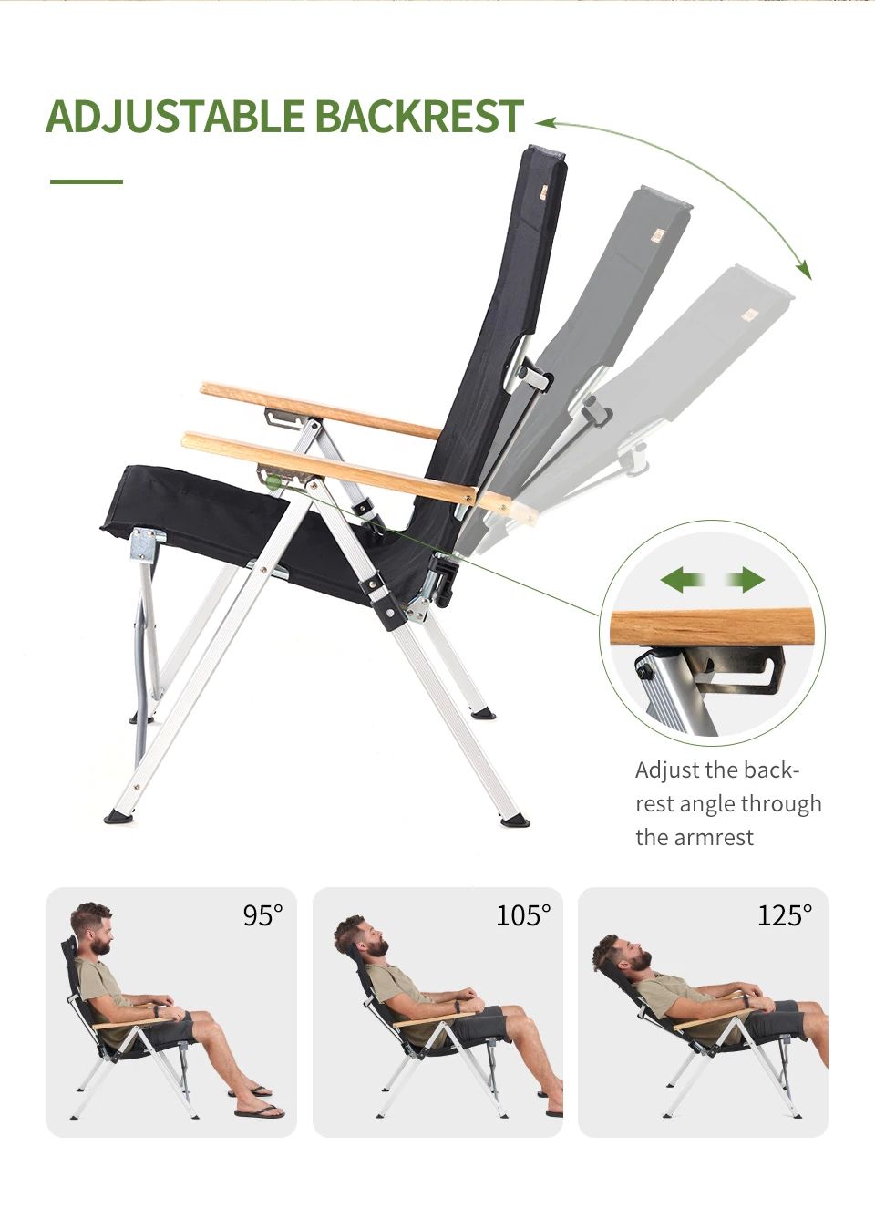 GHẾ THƯ GIÃN GẤP GỌN NATUREHIKE NH17T003-Y