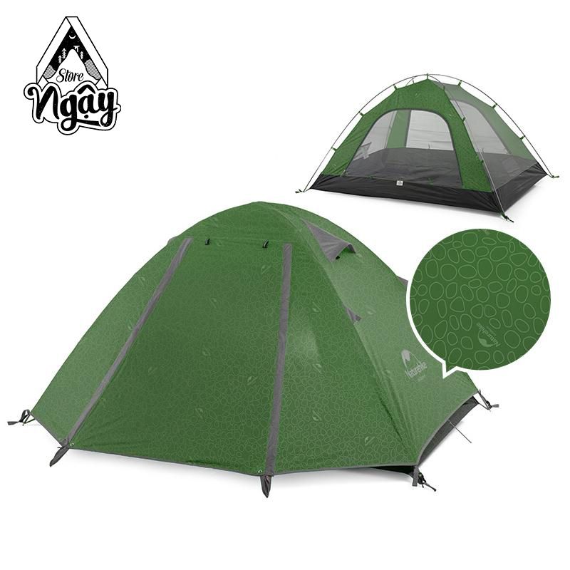  LỀU CẮM TRẠI 3 NGƯỜI NATUREHIKE NH18Z033-P 