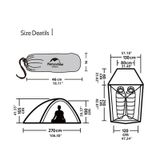 LỀU 2 NGƯỜI SIÊU NHẸ NATUREHIKE CLOUD UP 10D NH19ZP017