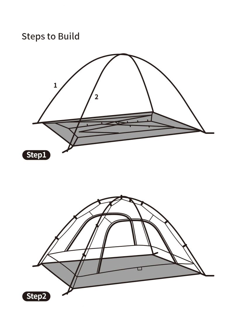 LỀU CẮM TRẠI 3 NGƯỜI NATUREHIKE NH18Z033-P